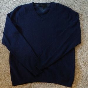 Men's Navy cashmere sweater